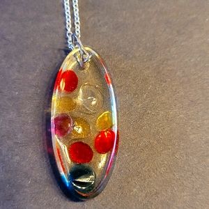 Necklace handmade- Resin